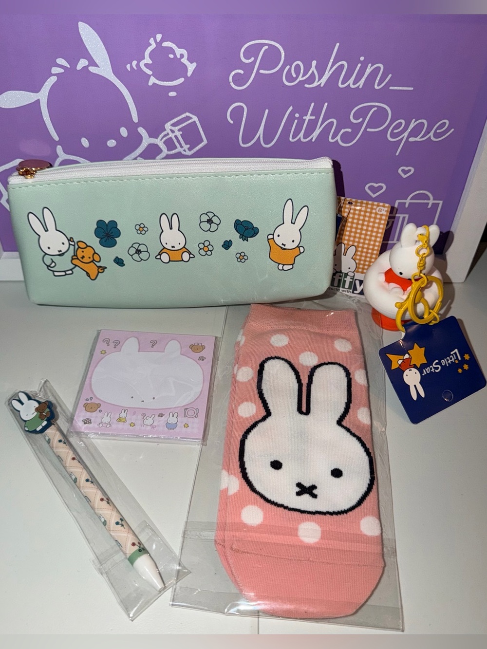 🐰NIP Miffy 5 pc accessories bundle